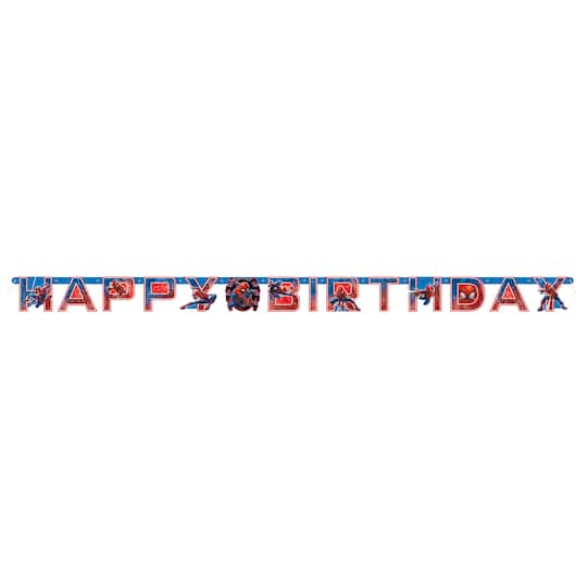 Michaels, 6.5ft. Spider-Man Birthday Banner – Category: Banners